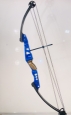 Machined Supreme LH60lb/29" Draw - Blue *Lot 9