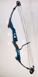 Machined Supreme LH 60lb/29" Draw - Light Blue *Lot 8 